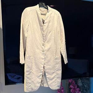 Elegant off-White Blazer Coat